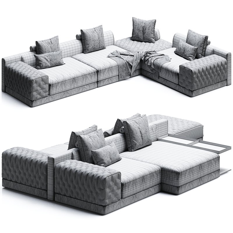 Miller Double Sofa by Frigerio Modular - Image 3