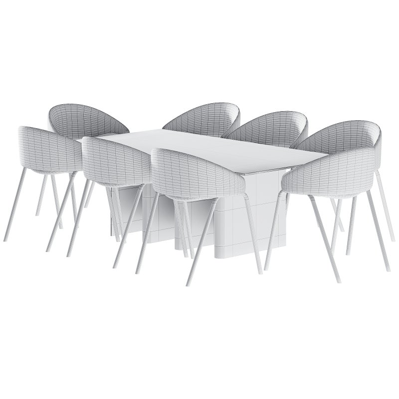 Dining set 017 - Image 3