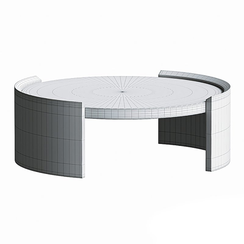 Neuvic Brown Oak Wood Coffee Table - Image 3