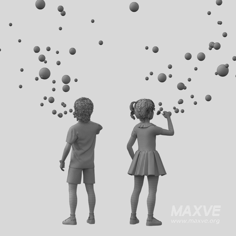 Children bubbel Playing - Image 4