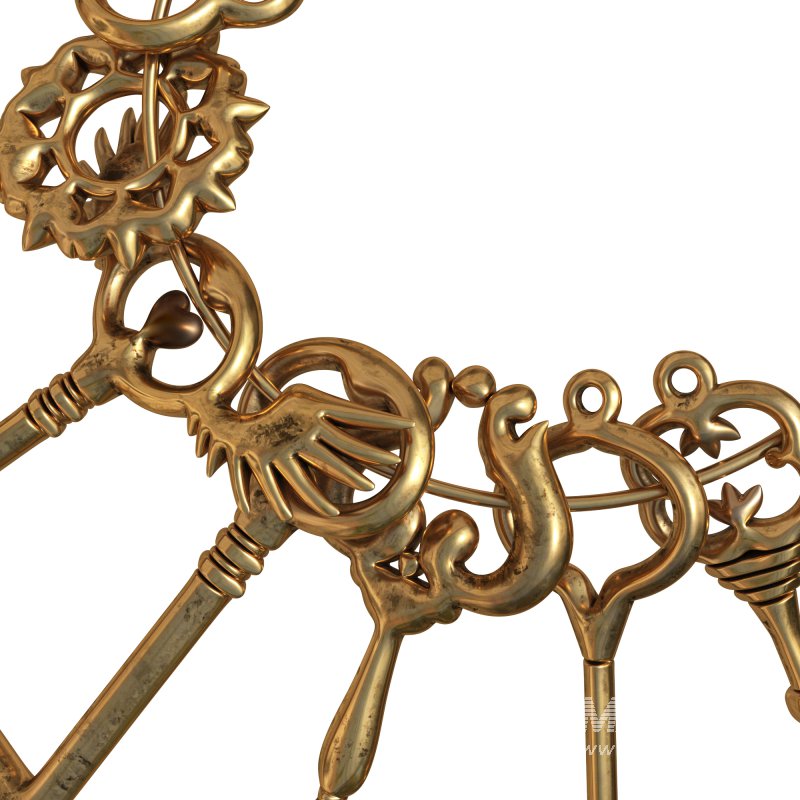 Vintage key ring 04 - Image 2