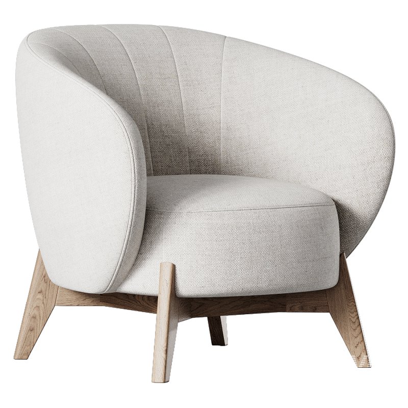 Tilar Velvet Sand Chair - Image 1