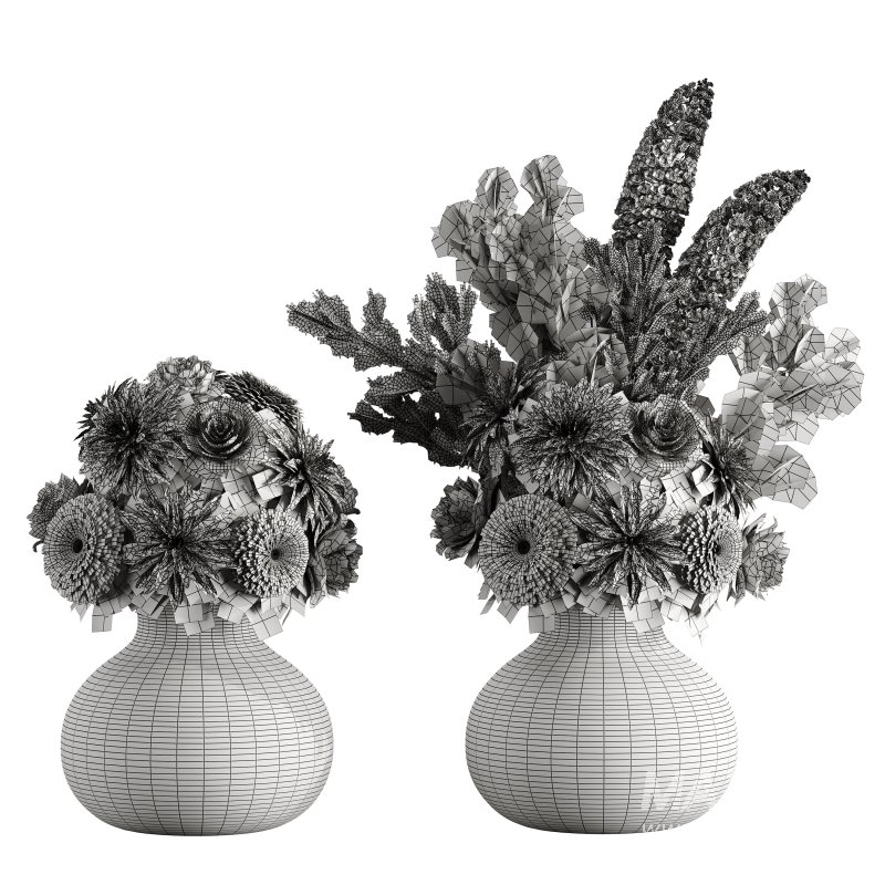 Bouquet of flowers set 006 - Image 2