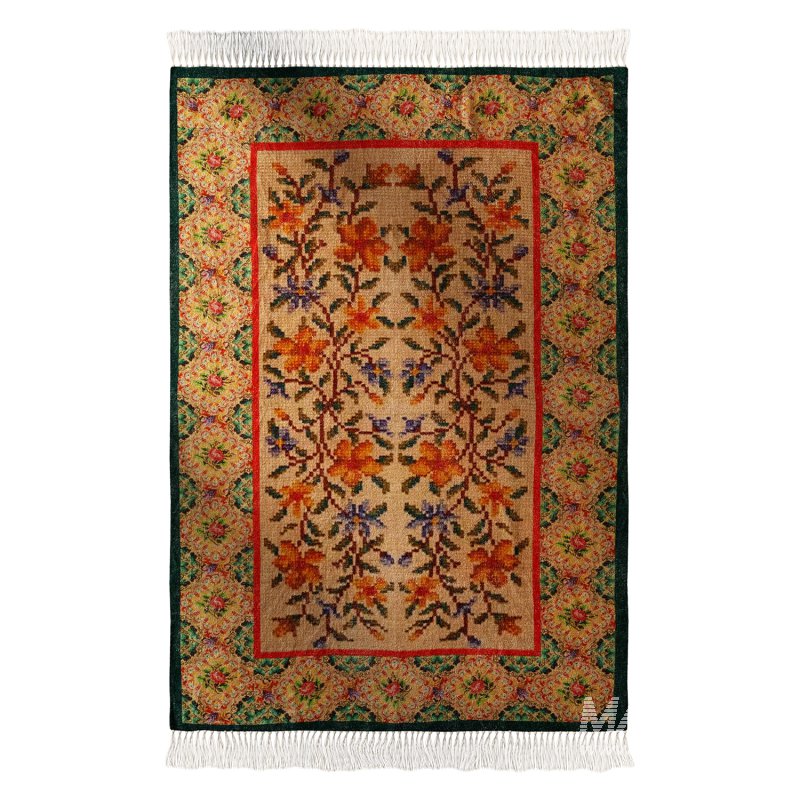 Evelyn Needlepoint Digital Printed Rug - Image 2