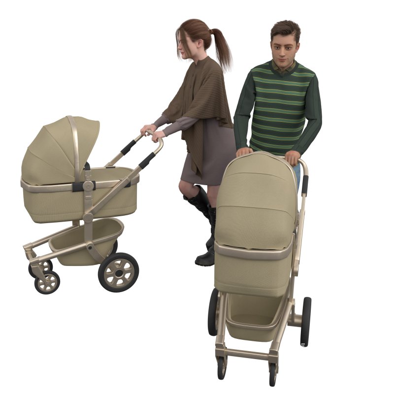 Parents Baby Stroller - Image 1