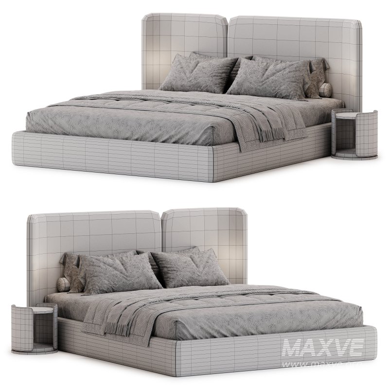 Lit Coffre Avec Sommier Relevable Molona - Image 4