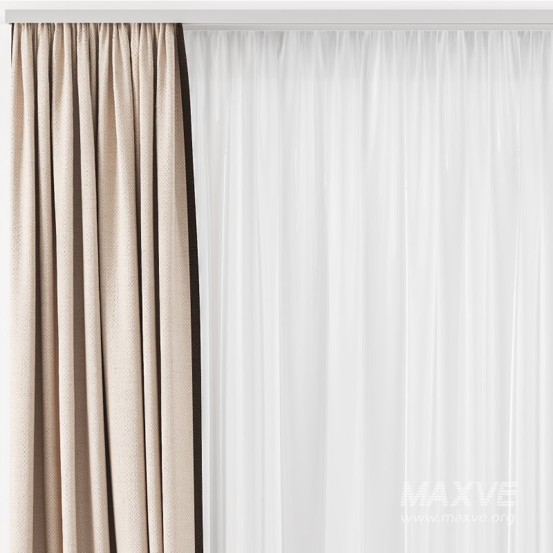 Silk and Cotton Curtain Set 81 - Image 3