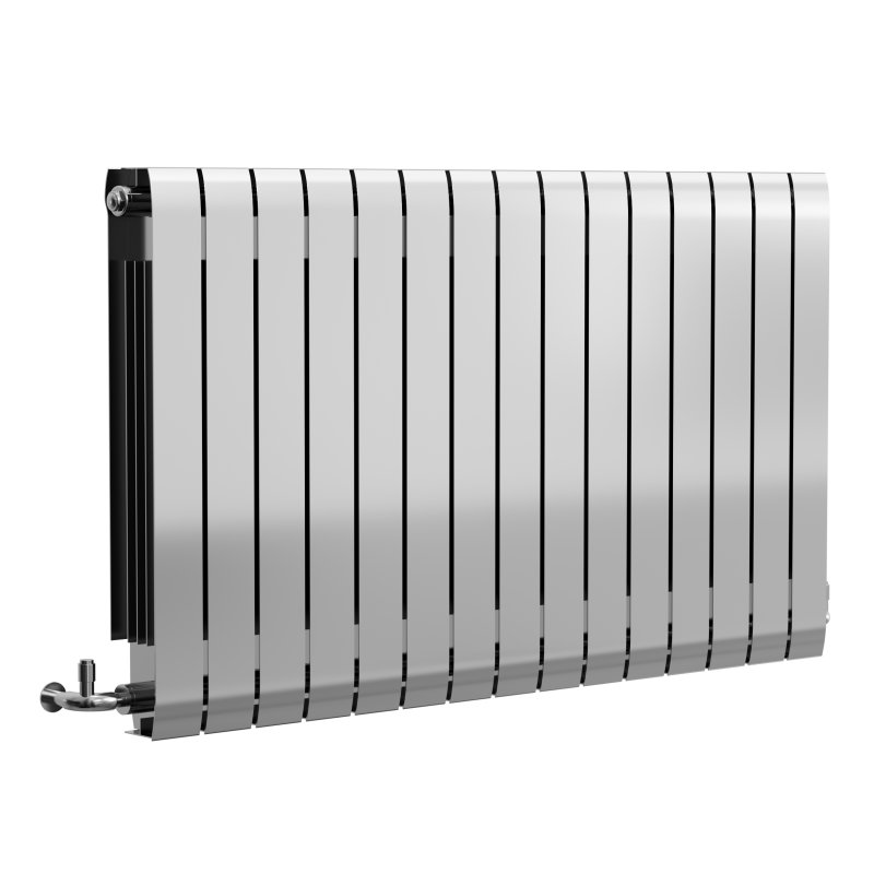 Apollo Modena, Modern Horizontal Radiator, Aluminium - Image 4