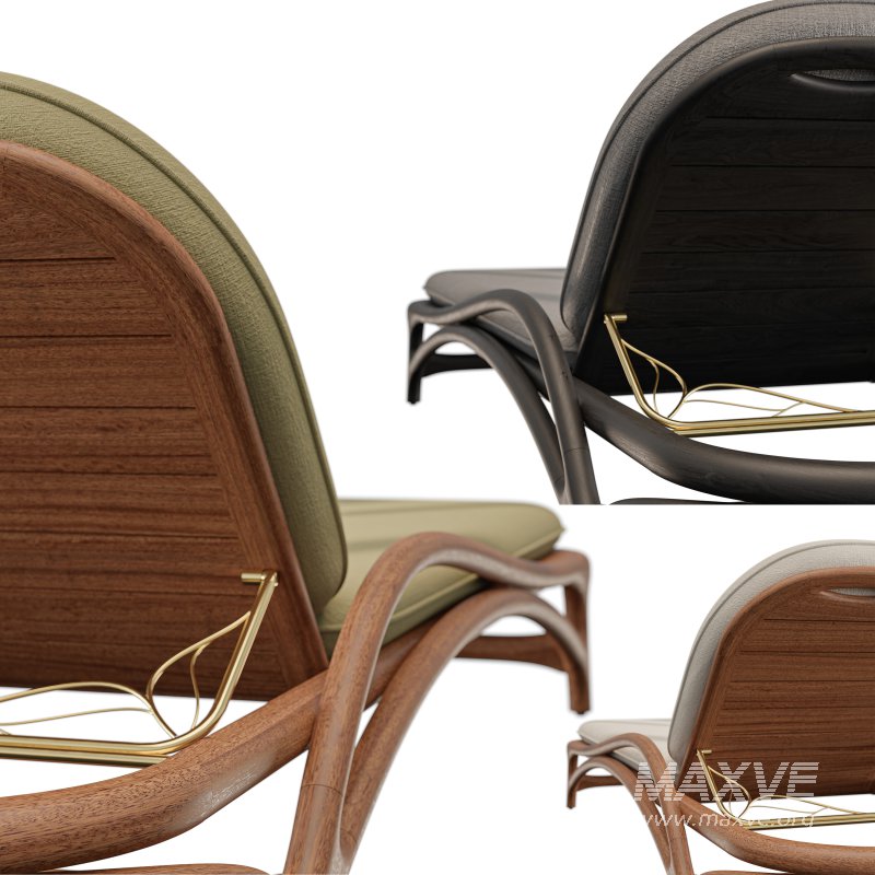 Zen outdoor adjustable lounger - Image 3