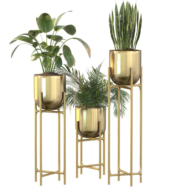 Metal Plant Set 06 - Image 7