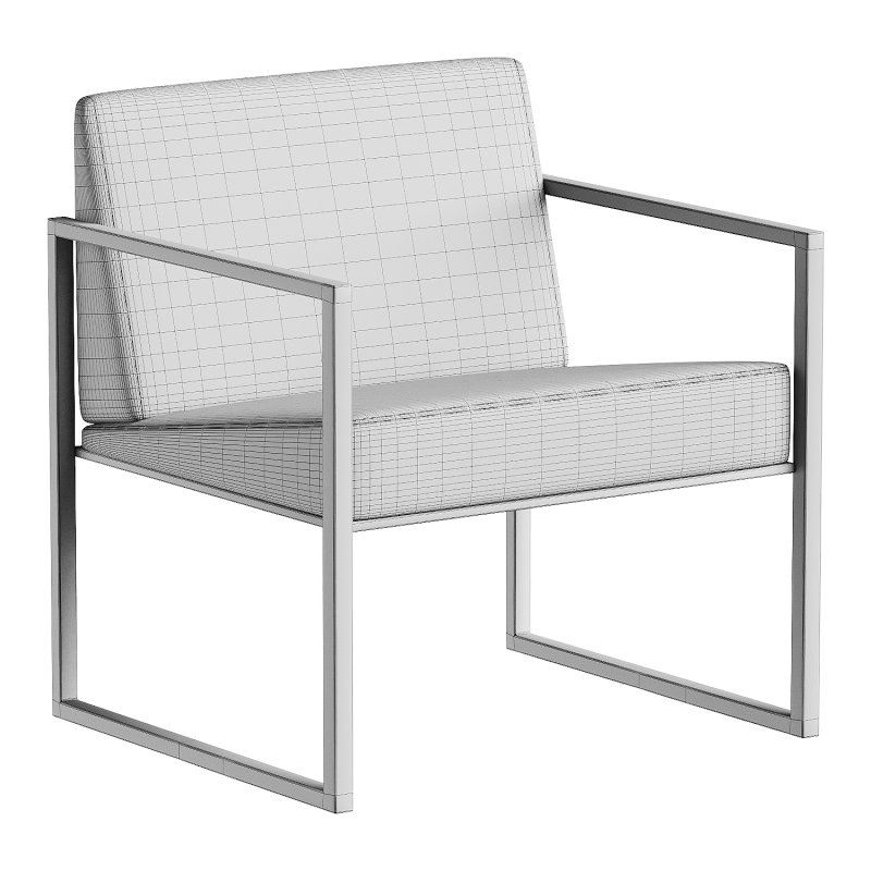 metal armchair - Image 3