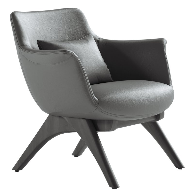 Bottega X Wood Lounge Chair - Image 1