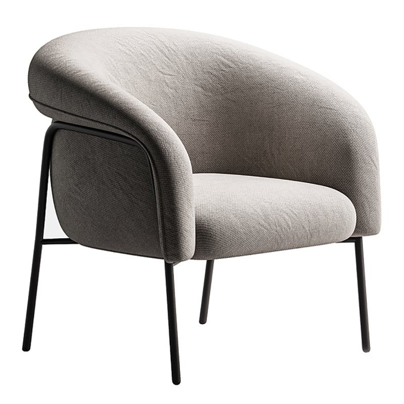 ARMCHAIR KENSOL Velvet Blue - Image 1