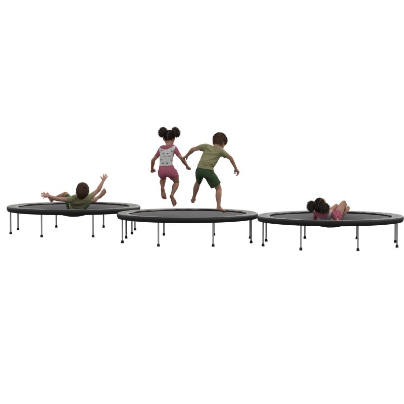 Child on Trampoling Game - Image 1