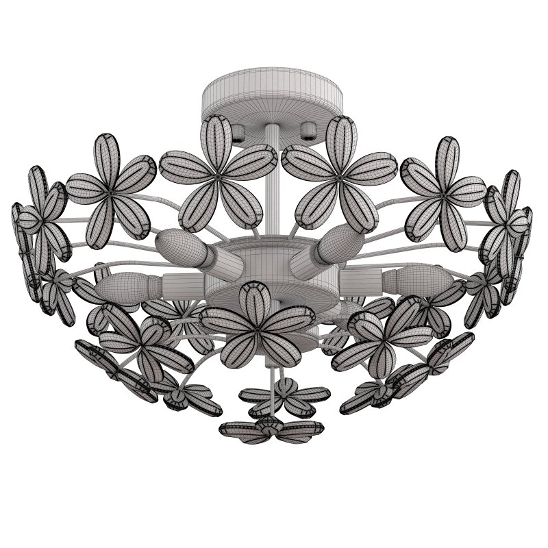 LOHOZOM Gold Flower Ceiling Light - Image 3
