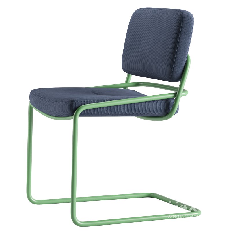 Cantilever chair Don in corduroy - Image 2