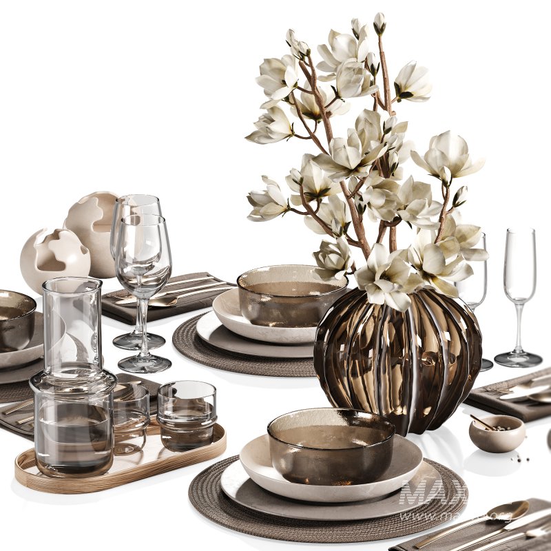 Sculptural_Magnolia_Table_Setting_27 - Image 3