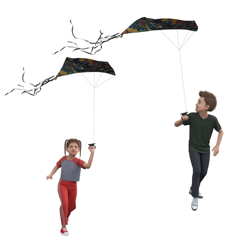 Children Flyin Kite - Image 6