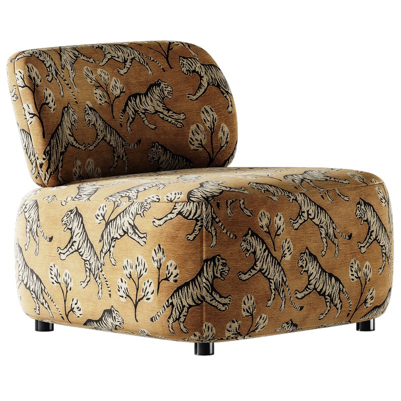 Nelvi Velvet Grey Chair by divan - Image 3