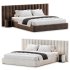 Modena Fabric Vertical Panel Bed - Thumbnail 2