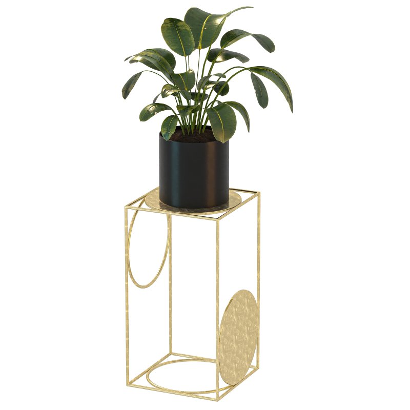 Modern Planters With Geometric Designs 02 - Image 1