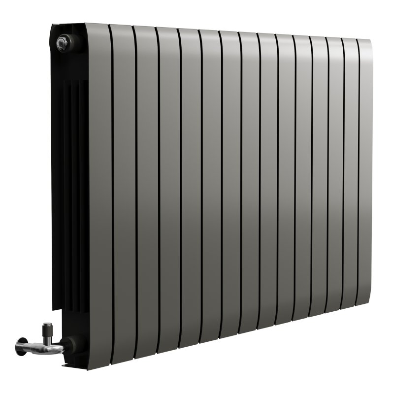 Apollo Modena, Modern Horizontal Radiator, Aluminium - Image 8