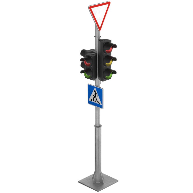 Traffic lights and road signs 1 - Image 1