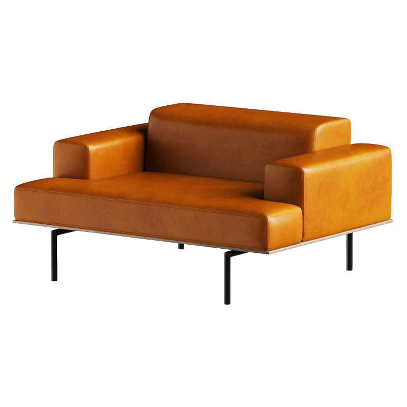 armchair leather - Image 1