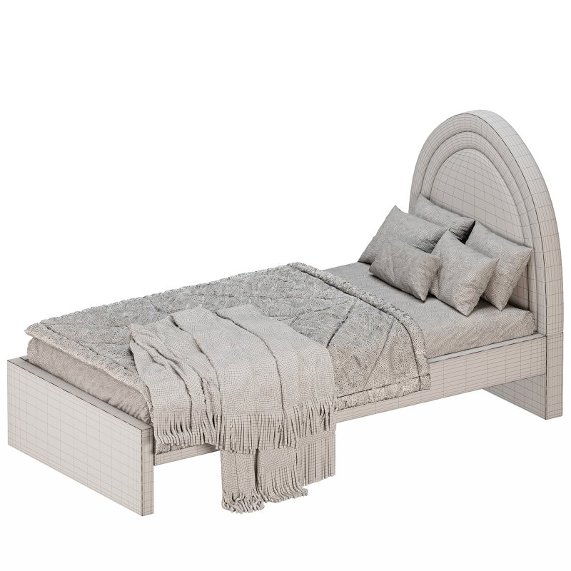Bed Runda 90 Barhat Mint - Image 6