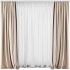 Silk and Cotton Curtain Set 81 - Thumbnail 1