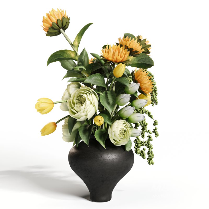 Sun and Silk Floral Scene Set49 - Image 2