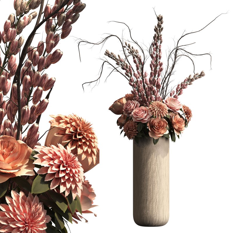 Bouquet of flowers set 002 - Image 4