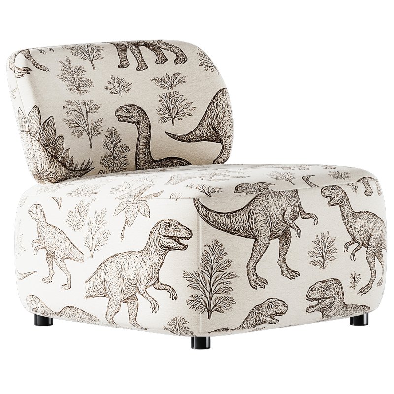 Nelvi Velvet Grey Chair by divan - Image 2