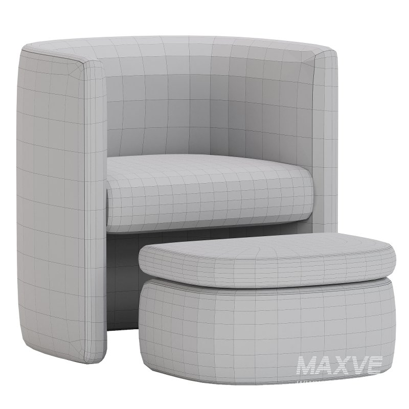 Braedin Upholstered Barrel Accent Chair - Image 1