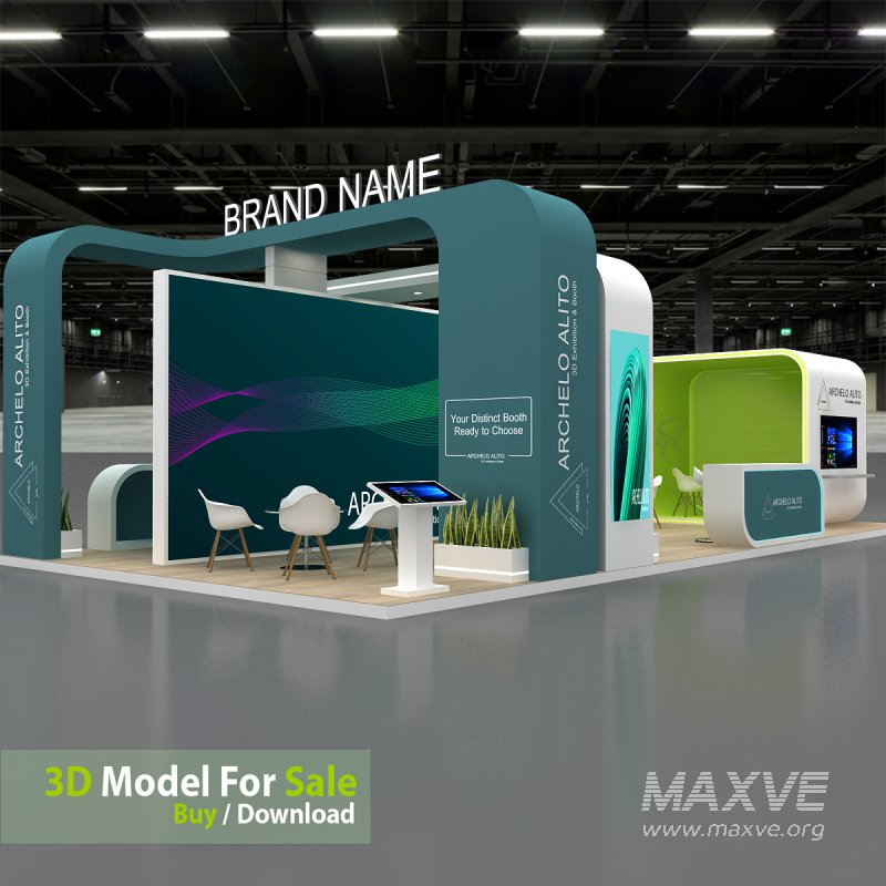 3d exhibition booth stand tradeshow - Image 8