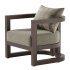 Emory Single Acacia Club Chair - Thumbnail 7
