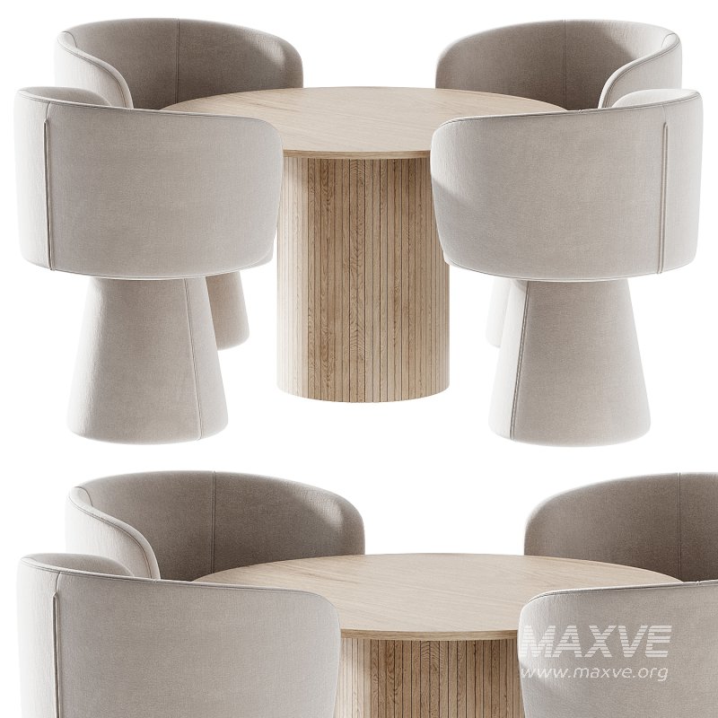 Dining set 03 - Image 1