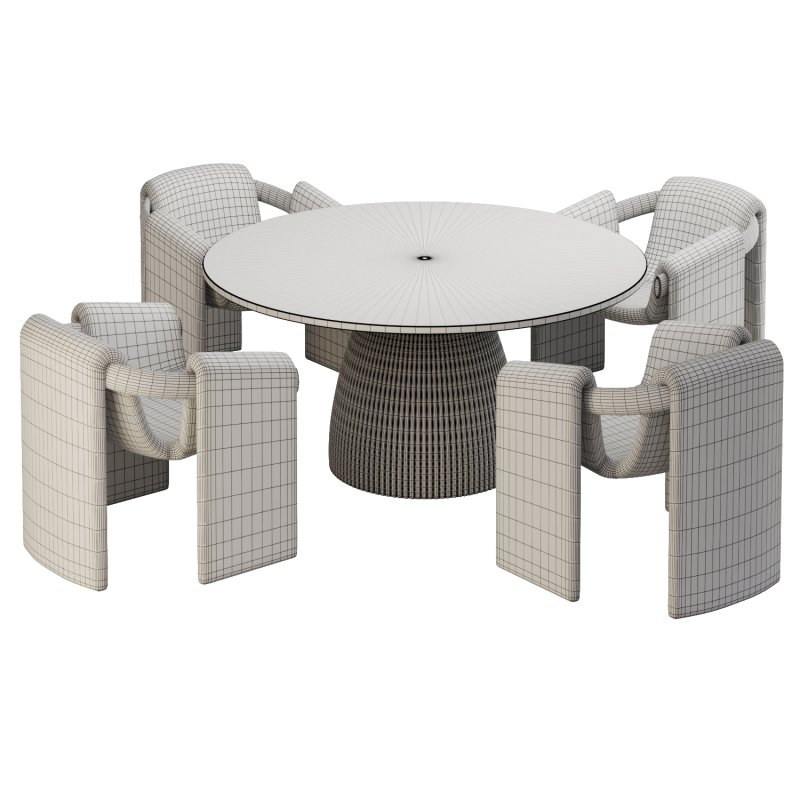 Dinning chair and table311 - Image 2