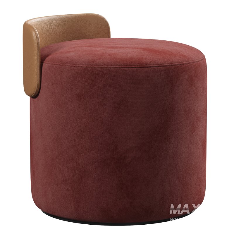 Pouf with a back - Image 1