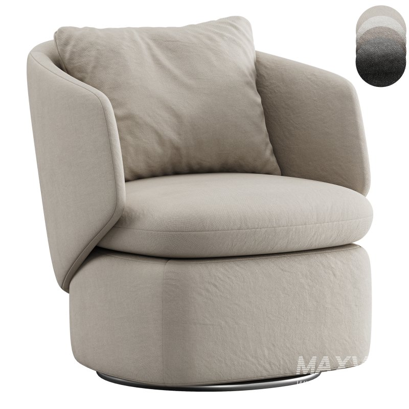 Crescent Swivel Chair By westelm - Image 2