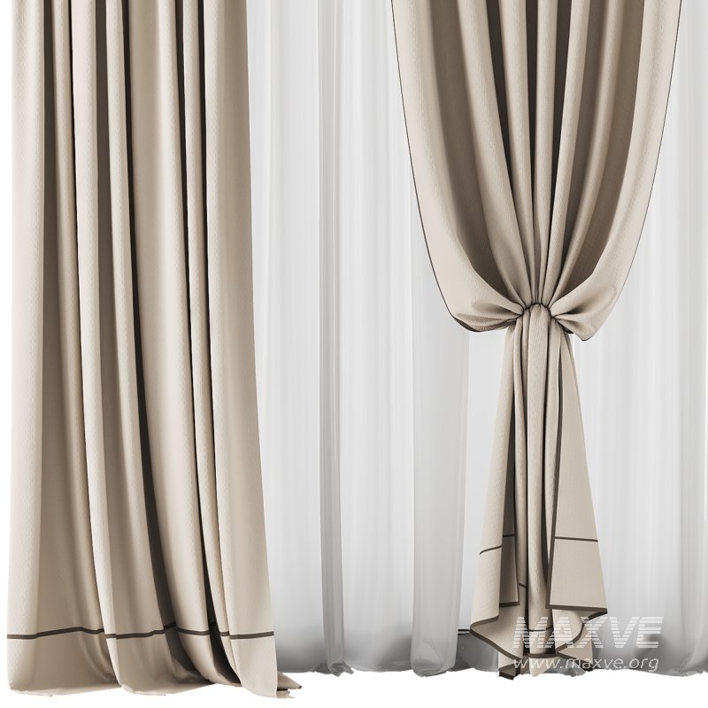 Silk and Cotton Curtain Set 82 - Image 3