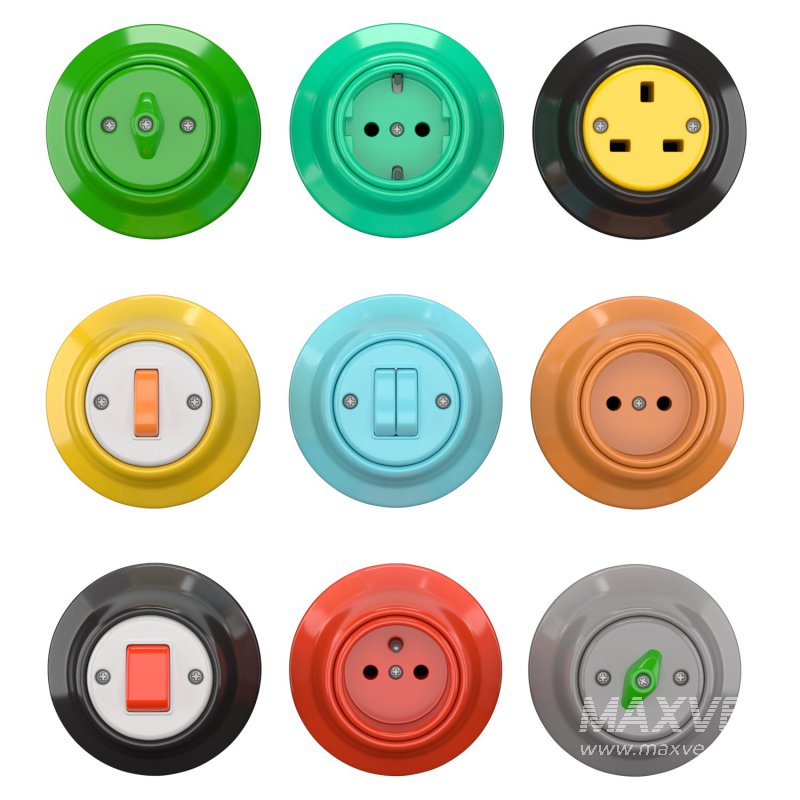 Retro ceramic sockets and switches - Image 2