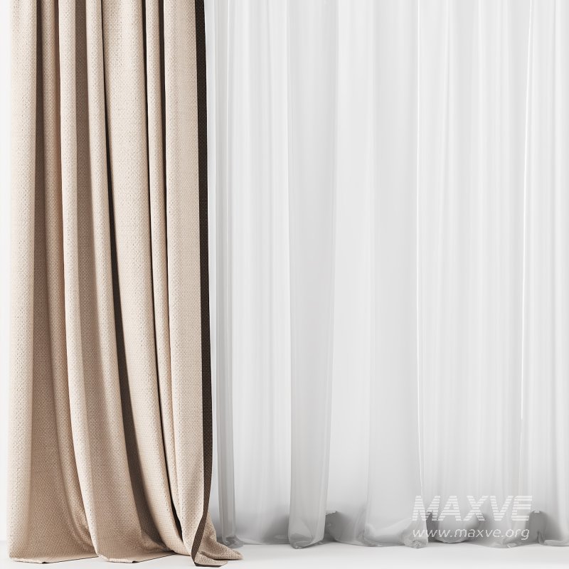 Silk and Cotton Curtain Set 81 - Image 4
