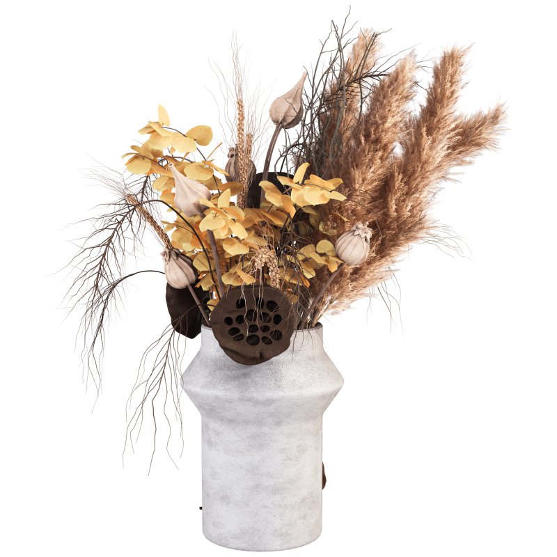 GD Minimal Dried Bouquet in Vase 45 - Image 2
