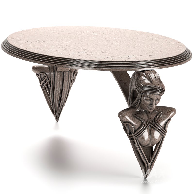 AUREA Table – Luxury Futuristic Sculptural Base - Image 3