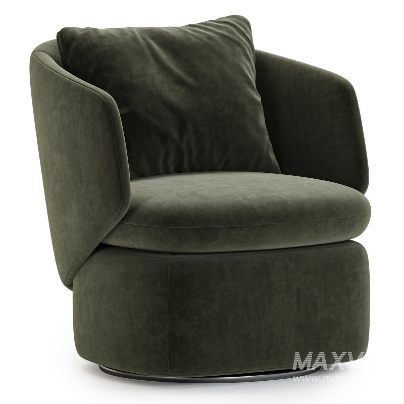 Crescent Swivel Chair By westelm - Image 3