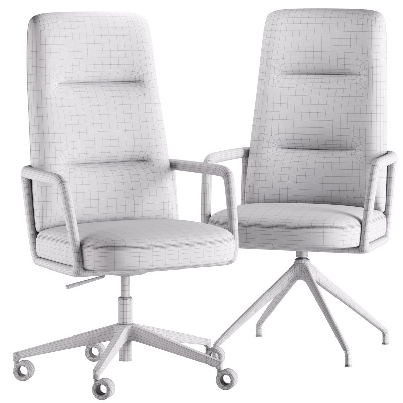 Cuna High Back Office Chair by Porada - Image 7