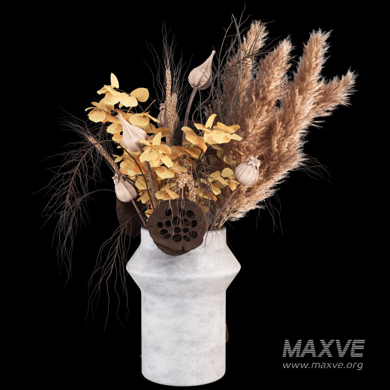 GD Minimal Dried Bouquet in Vase 45 - Image 4