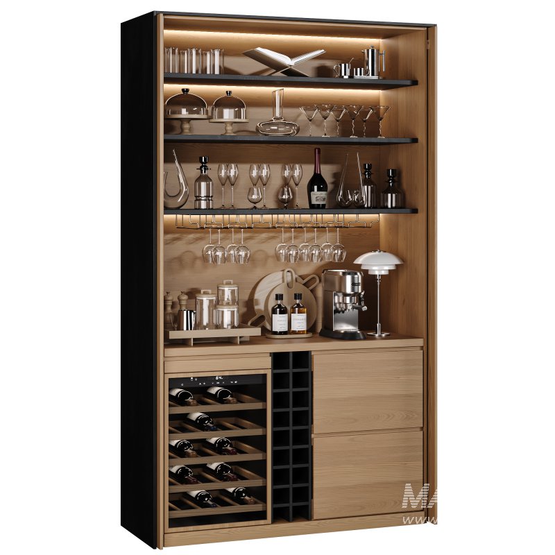 Hidden built in cabinet coffee bar2 - Image 2