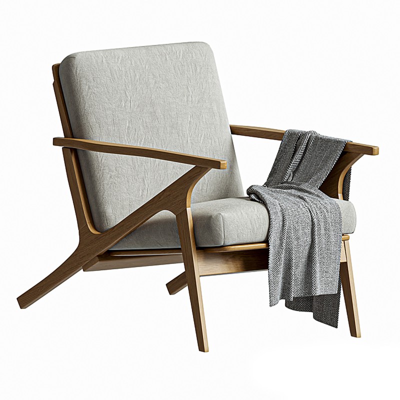 Name: Cavett Wood Frame Chair - Image 2
